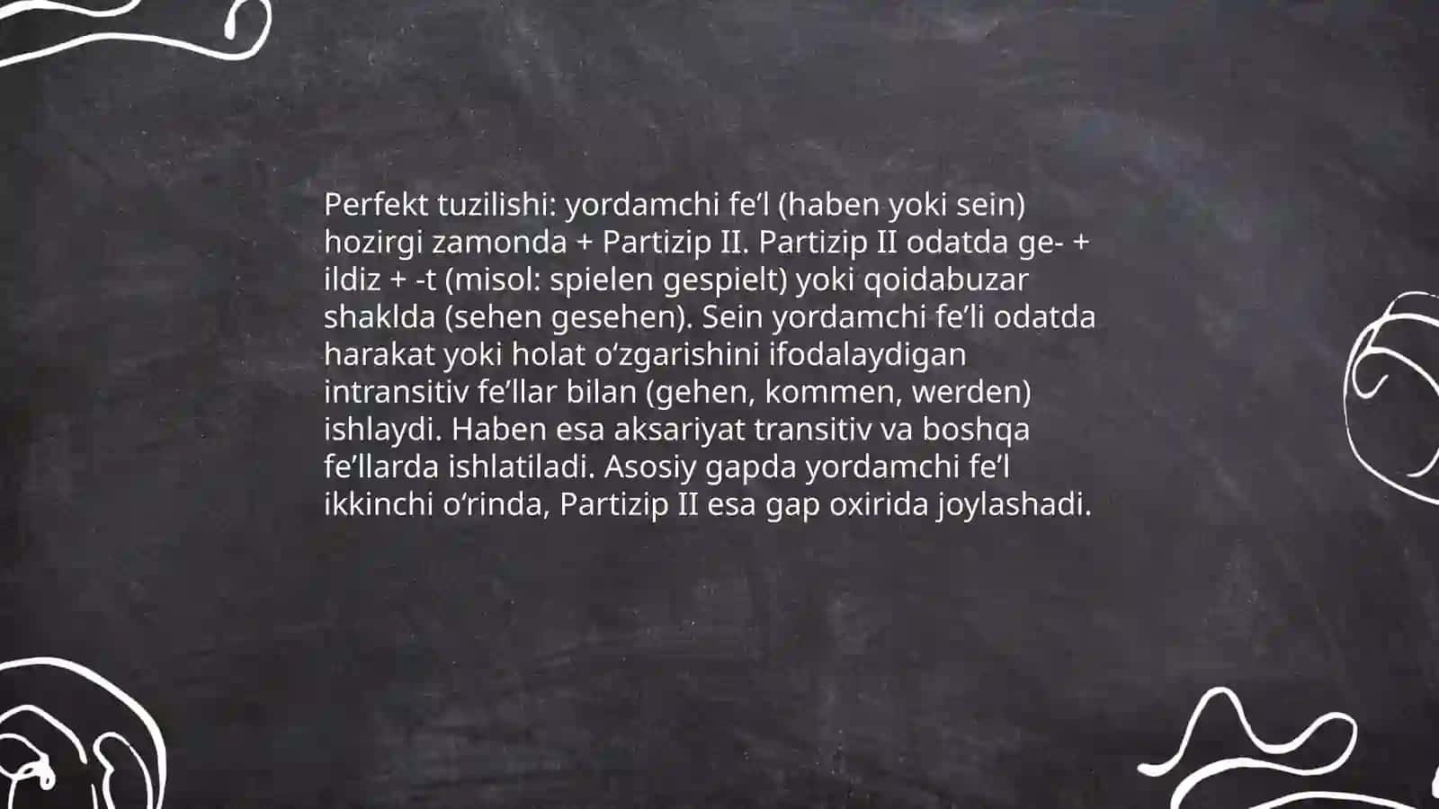 Perfekt zamoni 4