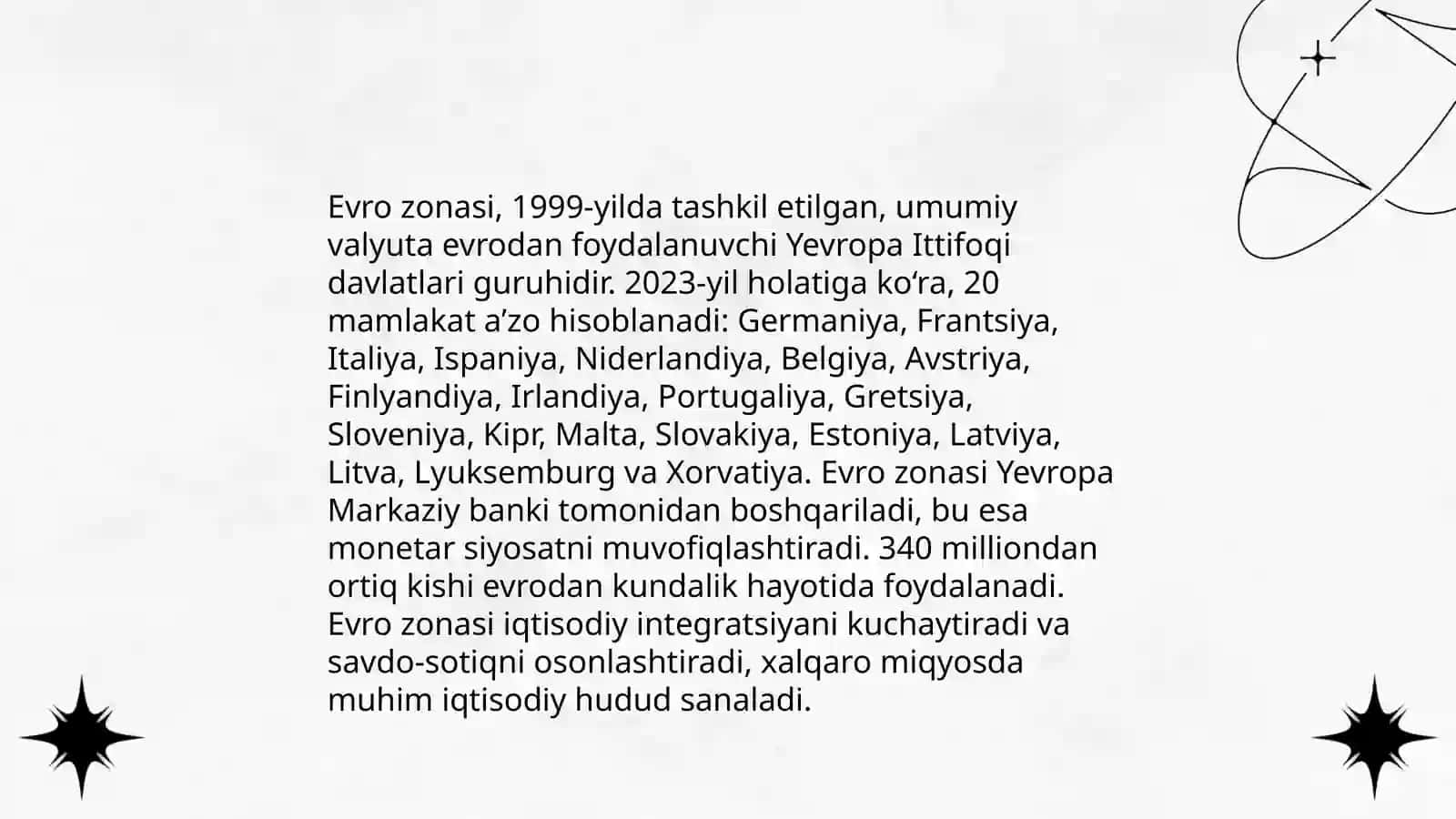 Yevro pul birligi haqida 4