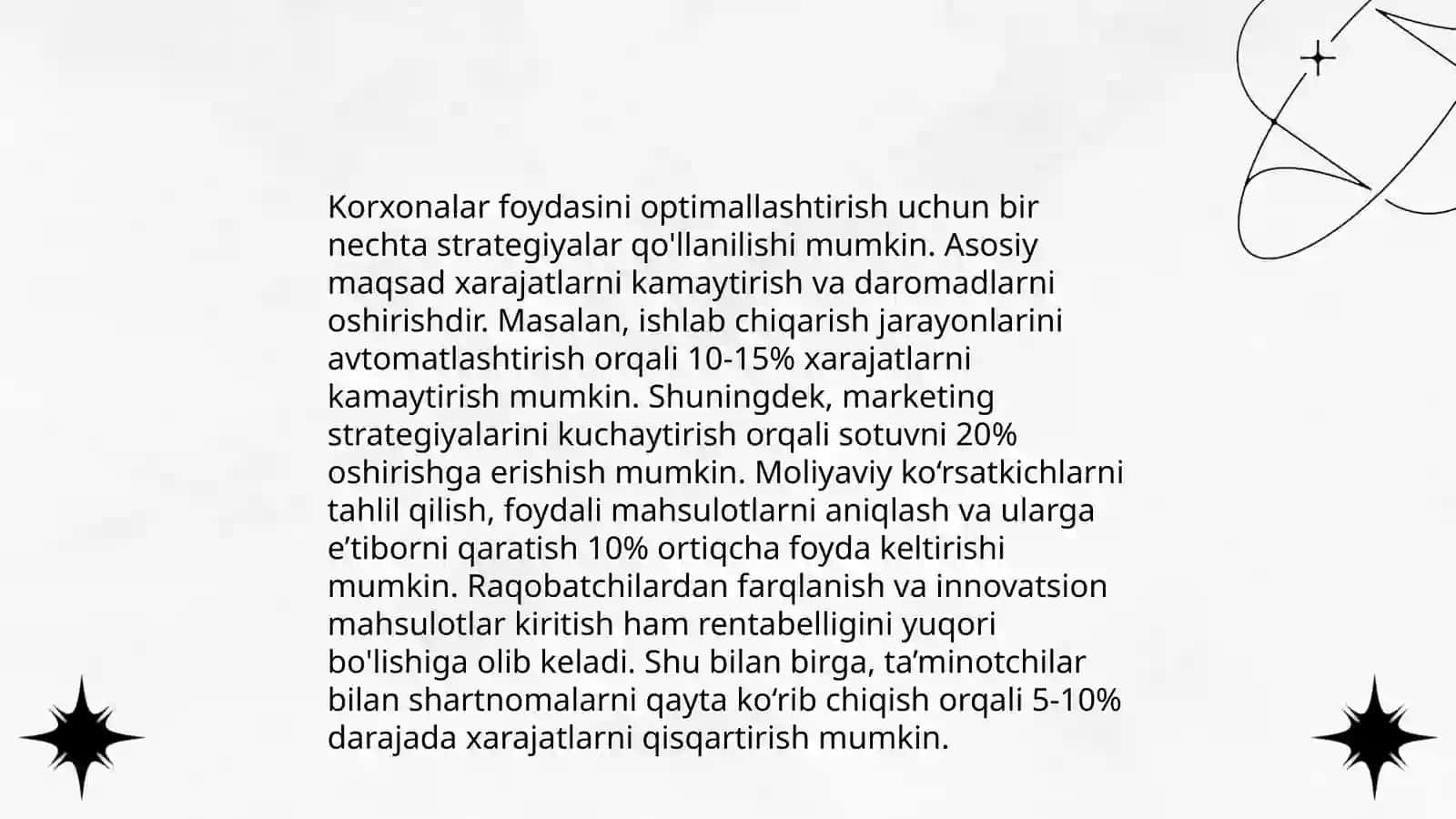 Foyda taqsimlanishi va ishlatilishi 4