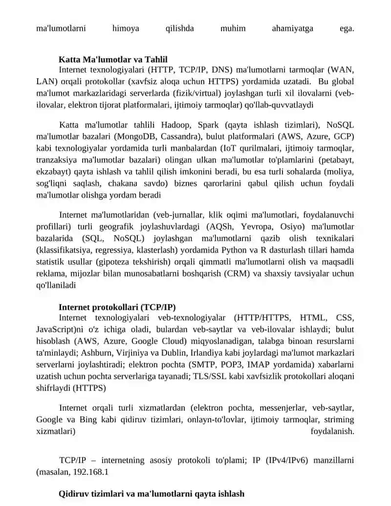 Bulutli hisoblash va xizmatlar 4