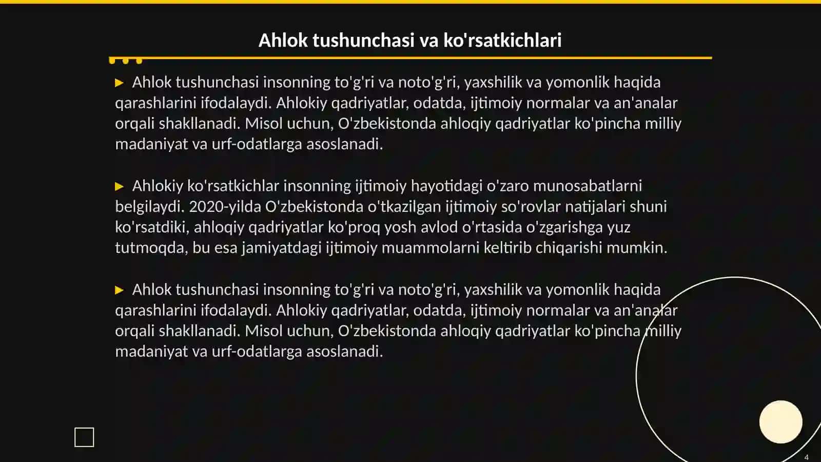 Dunyoqarash va ahloq ortasidagi bogliqlik 4