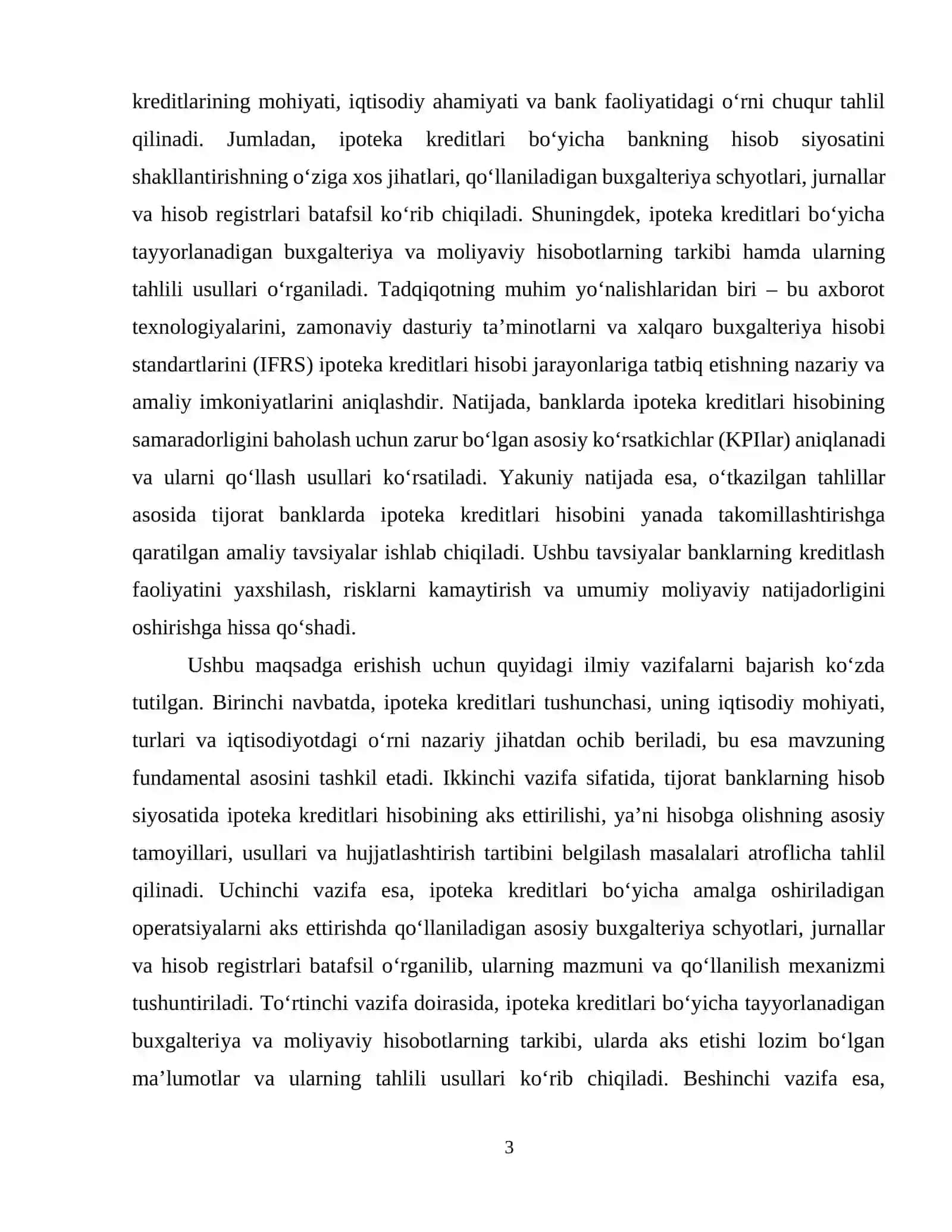 Banklarda ipoteka kreditlari hisobi kursi 4