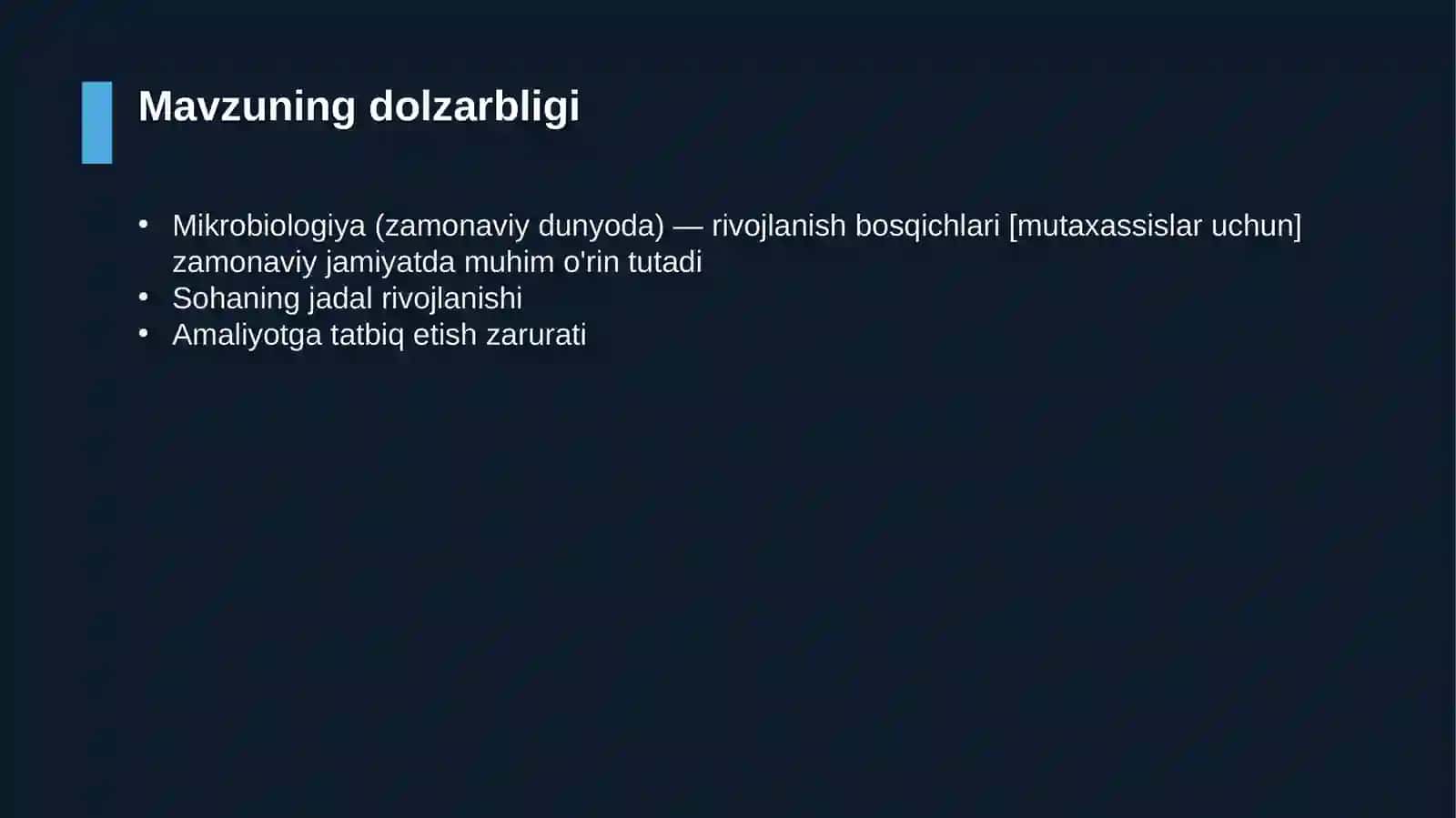 Mikrobiologiya (zamonaviy dunyoda) — rivojlanish bosqichlari [mutaxassislar uchun] 4