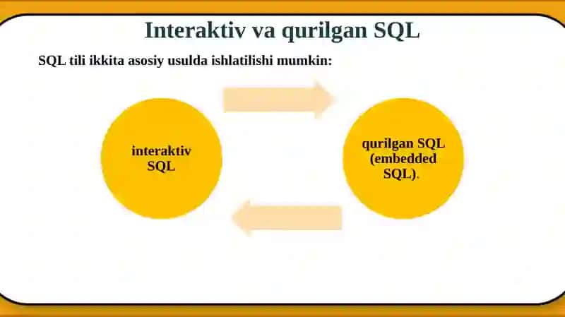 SQL Tili va Operatorlari 4