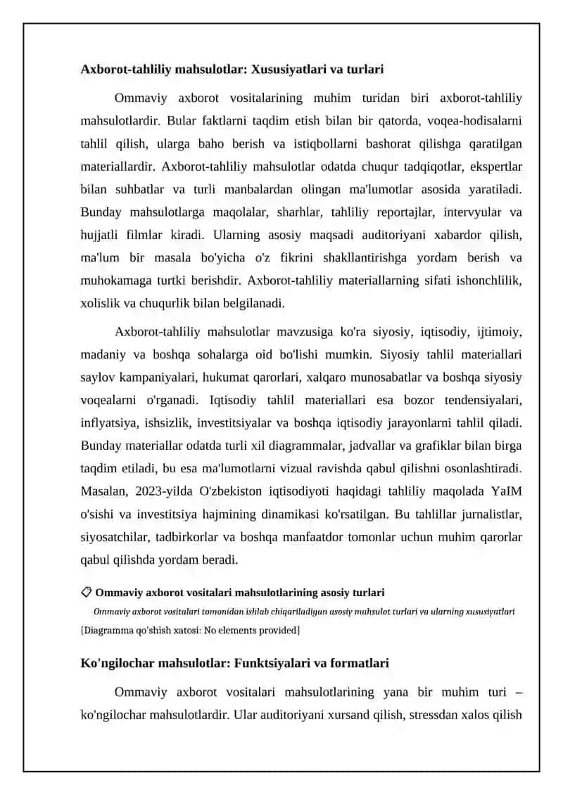 Ommaviy axborot vositalari mahsulotlari 4