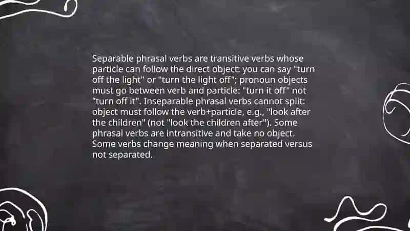 Phrasal verbs 4