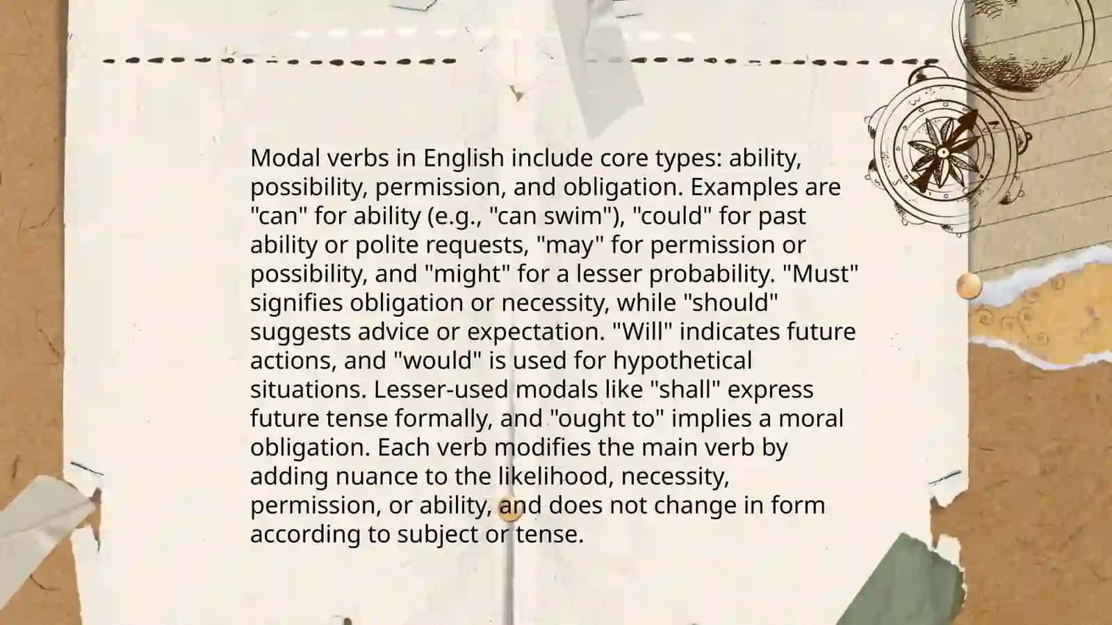 Modal verbs 4