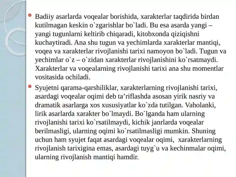 Jek London, Ernest Xemingueyning, Abdulla Qahhor va Chingiz Aytmatovning asarlari asosida kompozitsiya va syujet unsurlari tahlili 4