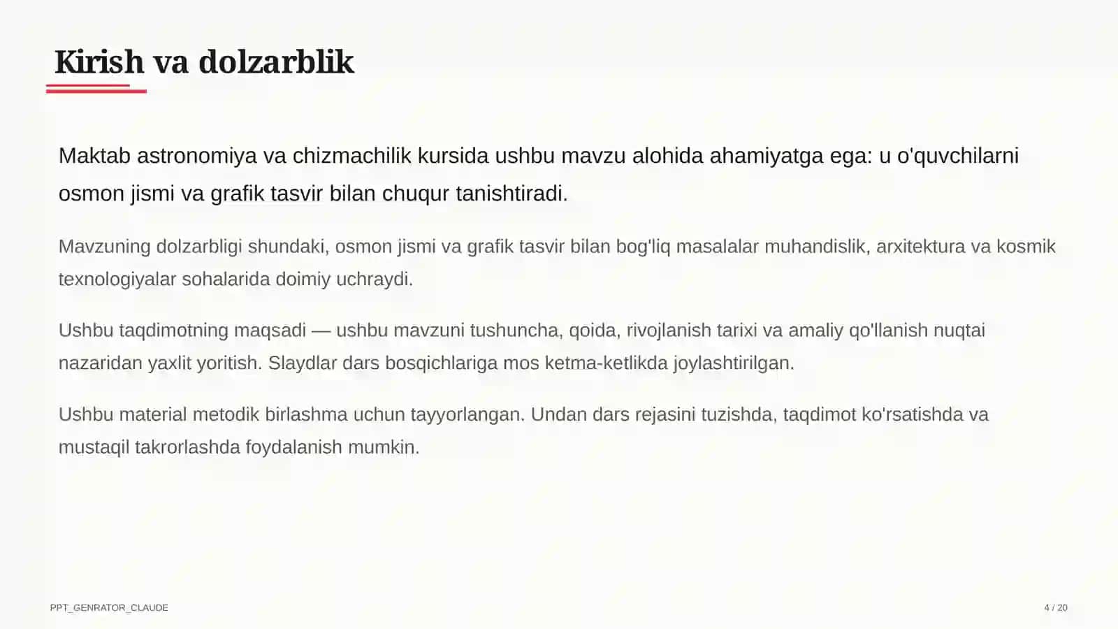Quyosh sistemasi: sayyoralar va ularning yo'ldoshlari (9-sinf) 4