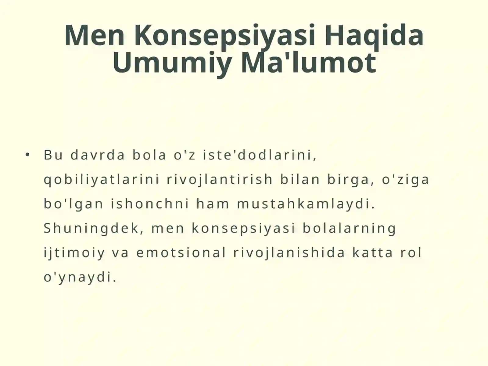Kichik maktab yoshida Menkonsepsiyasi va xulq-atvorxususiyatlari 4