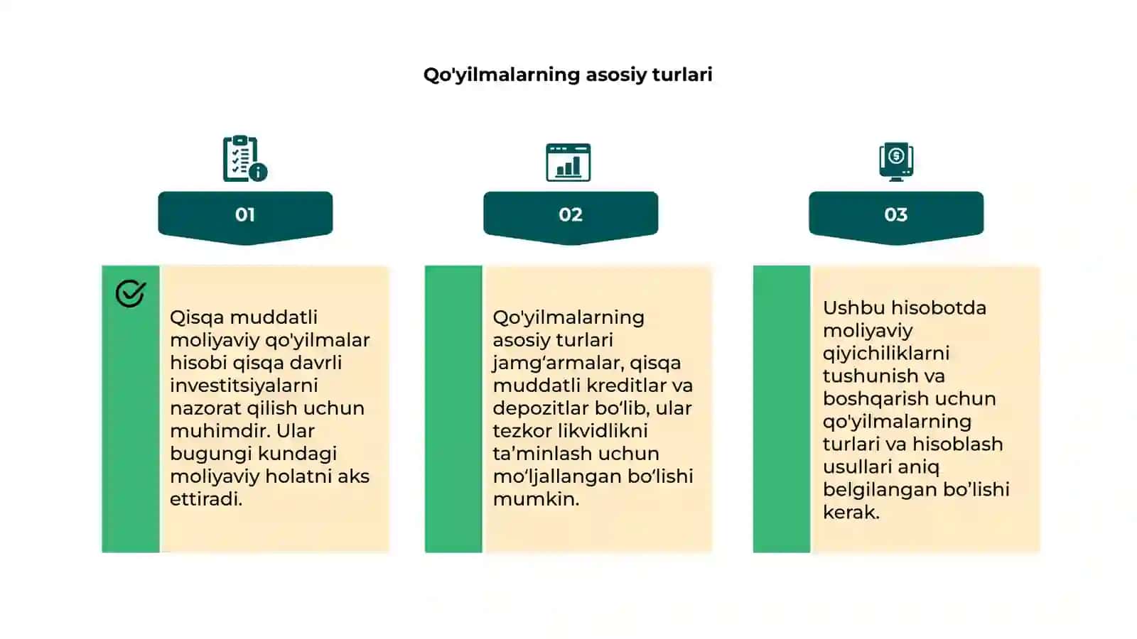 Qisqa muddatli moliyaviy qo'yilmalar hisobi 4