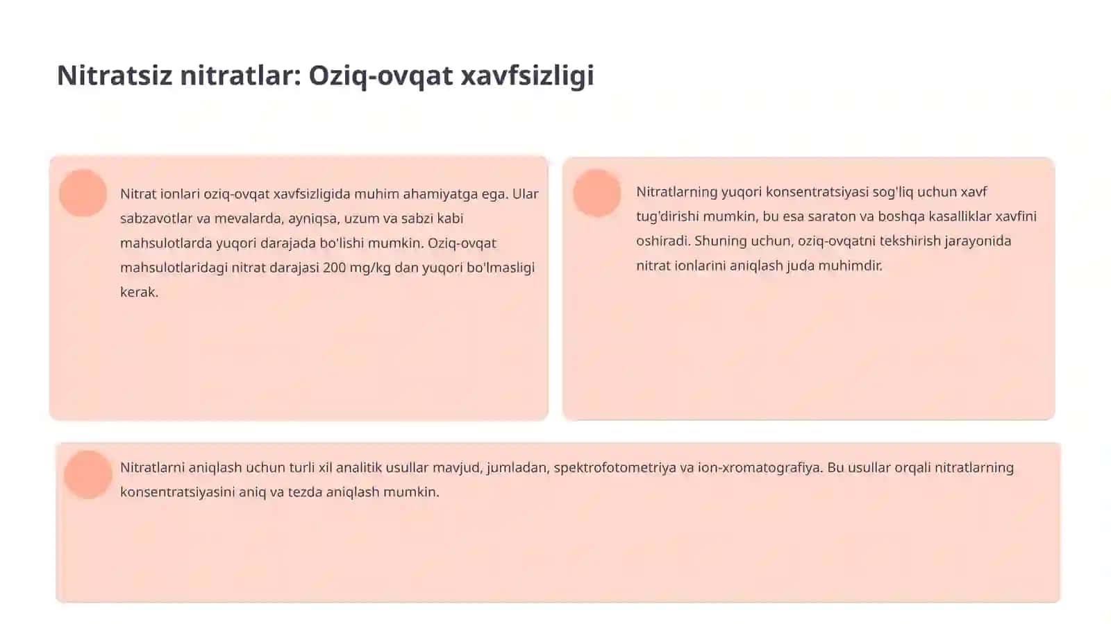 Nitrat ionining analitik reaksiyasi 4