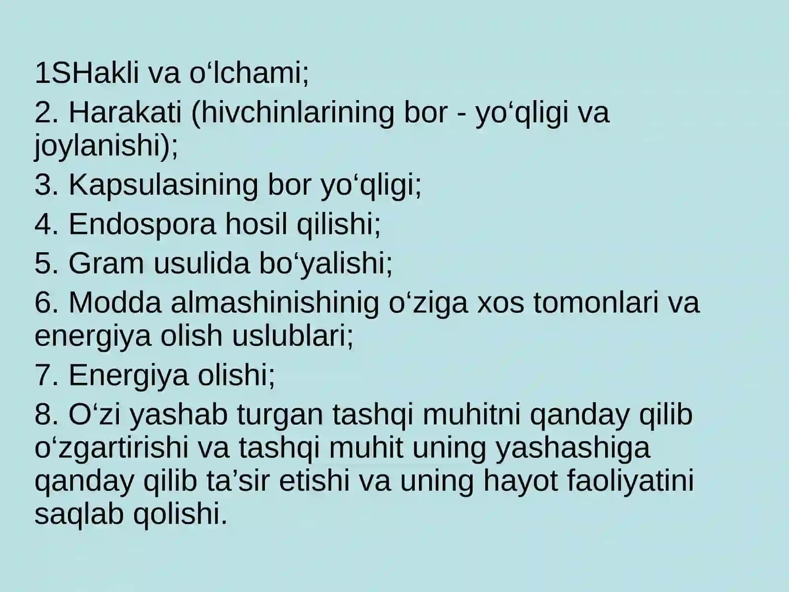 Mikroorganizmlarning zamonaviy klassifikatsiyasi 4
