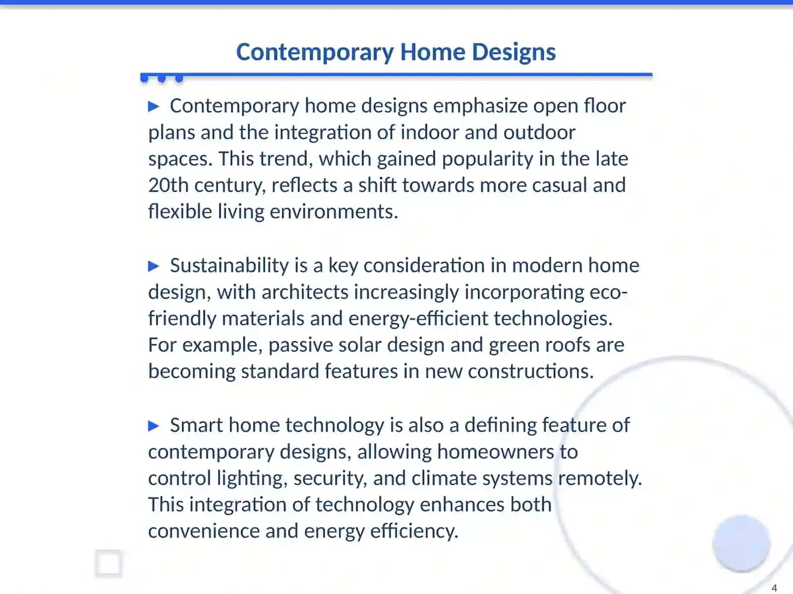 Houses and household objects 4