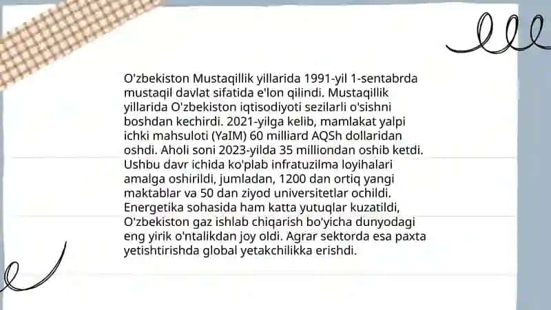 Mening jonajon O'zbekistonim 4