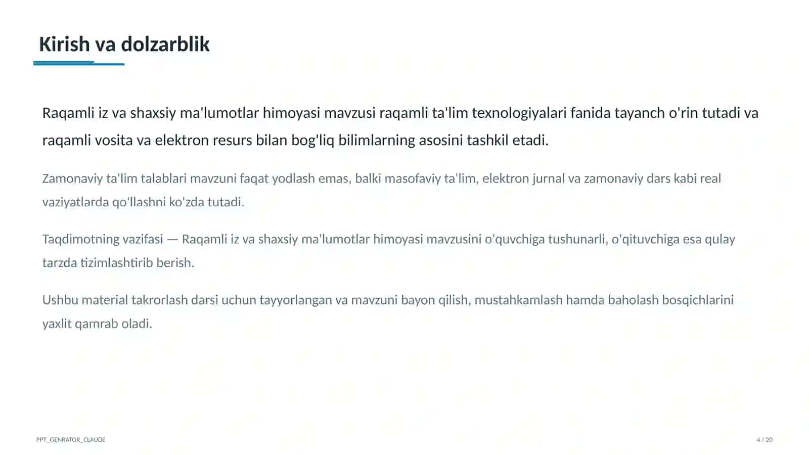 Raqamli iz va shaxsiy ma'lumotlar himoyasi 4