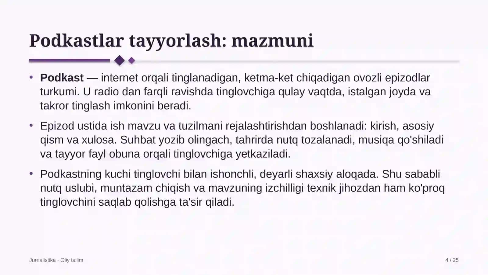 echkichilikda podkastlar tayyorlash 2322 4