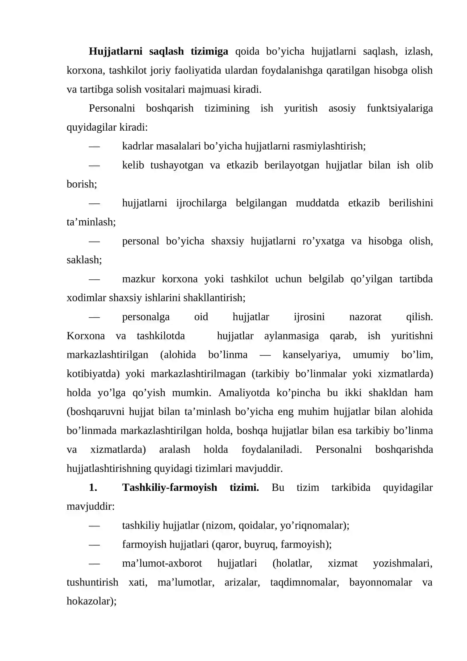 Personalni boshqarish xizmatida ish yuritish 4