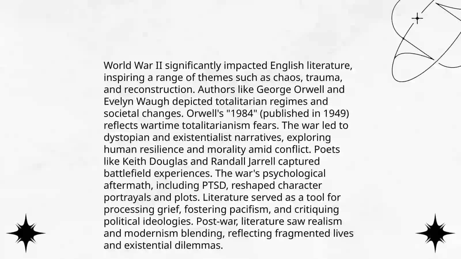 Modern english literature 4
