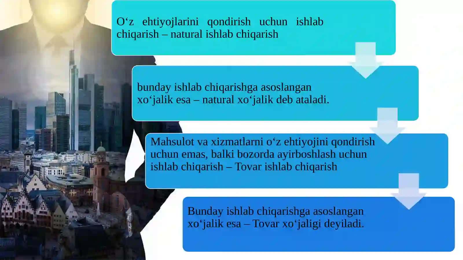 Bozoriqtisodiyotining mazmuni va unga o'tish yo'llari 4
