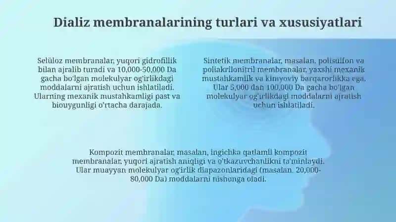 Kolloid sistemalarni dializ yoʻli bilan tozalash 4