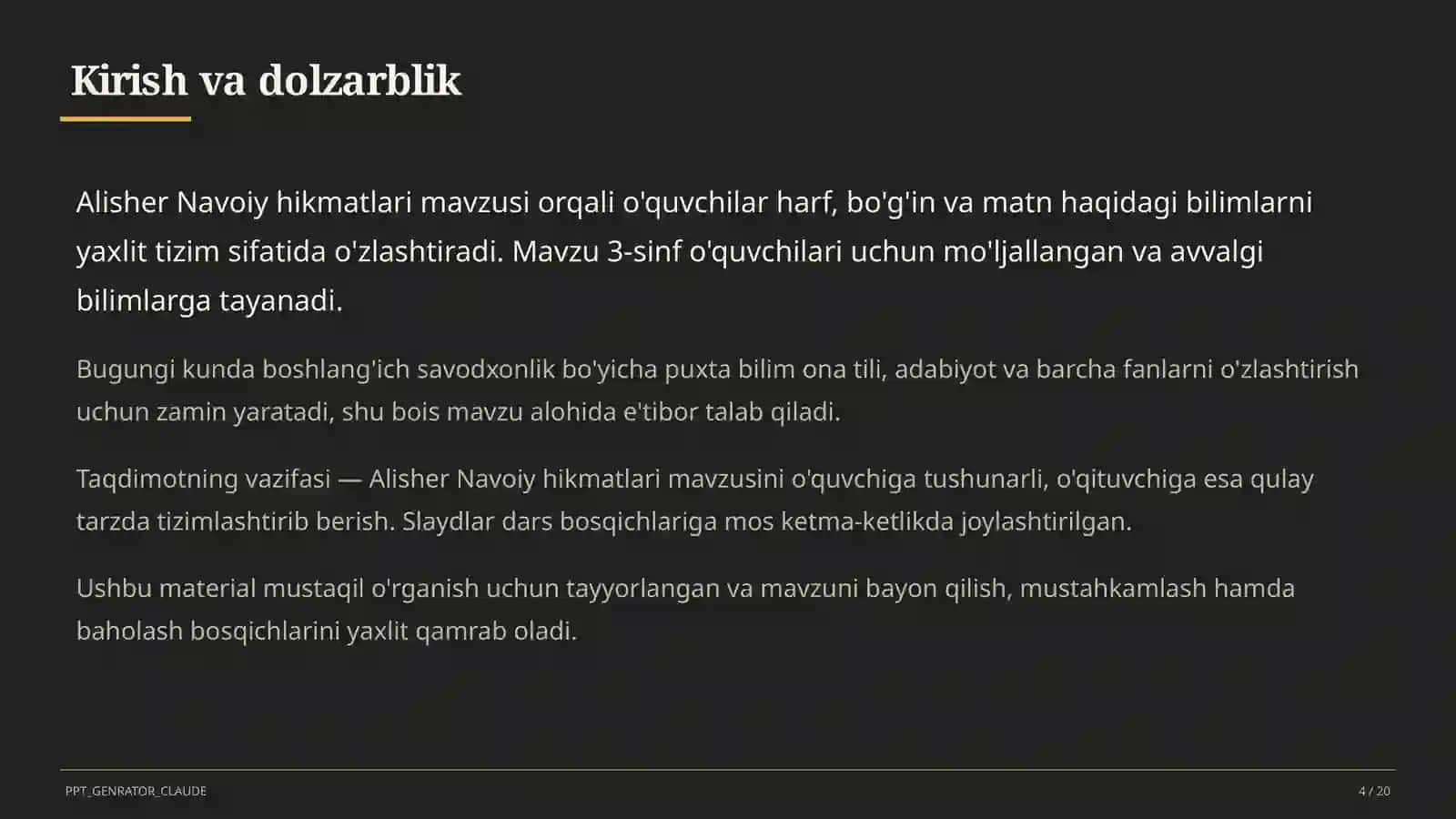 Alisher Navoiy hikmatlari (3-sinf) 4