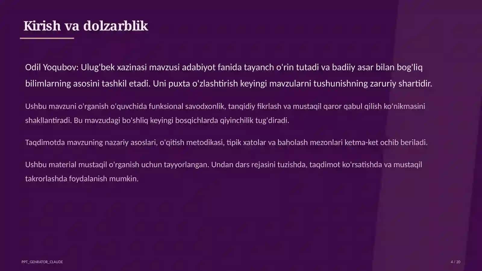 Ulug'bek xazinasi (8-sinf) 4