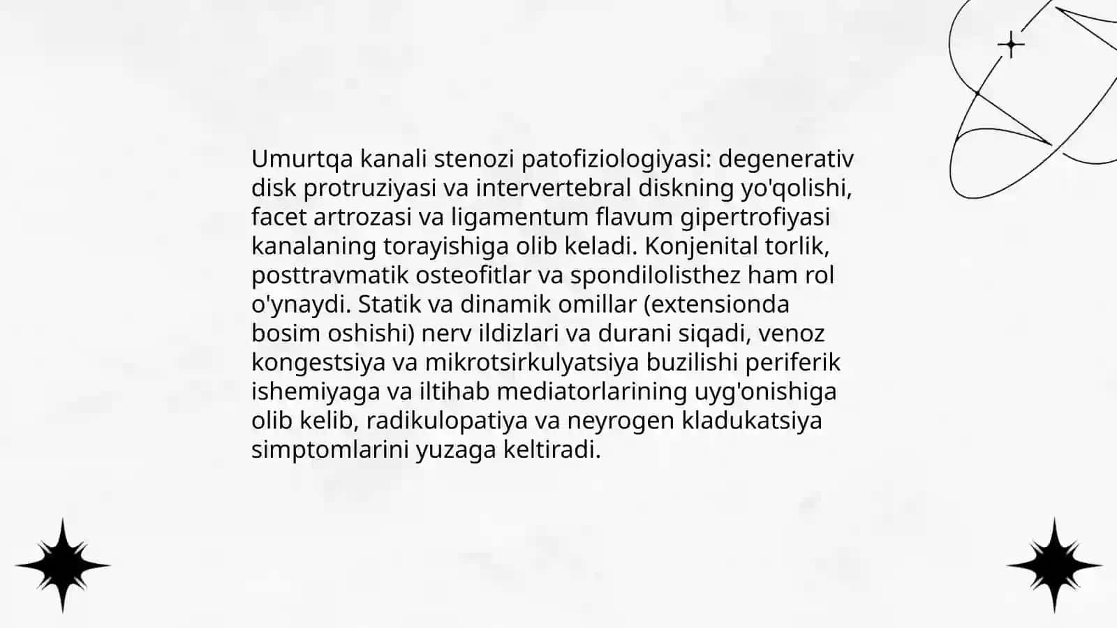 Umurtqa kanali stenozi 4