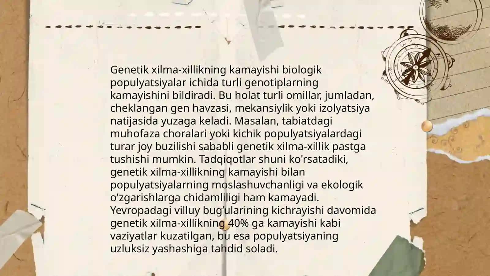 Biologik xilma-xillikni asrash muammolari 4