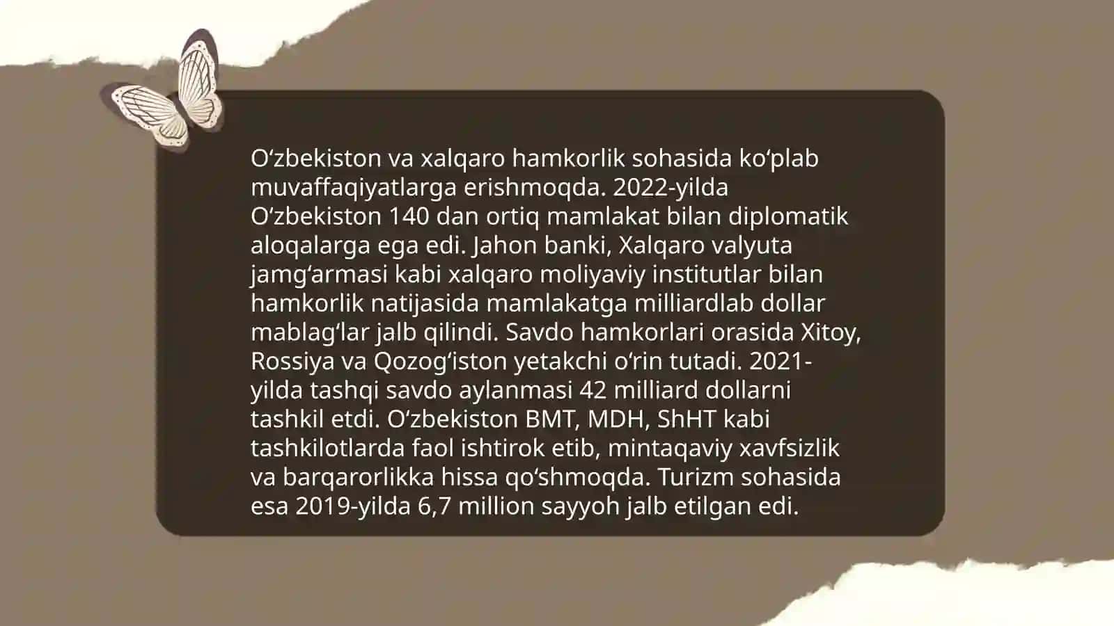 O‘zbekiston va jahon hamjamiyati 4