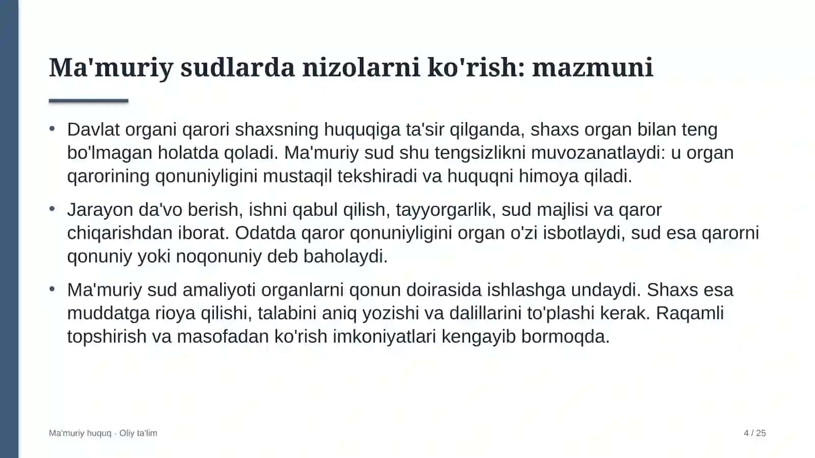 energiya auditi tashkilotlarida ma'muriy sudlarda nizolarni ko'rish 2366 4