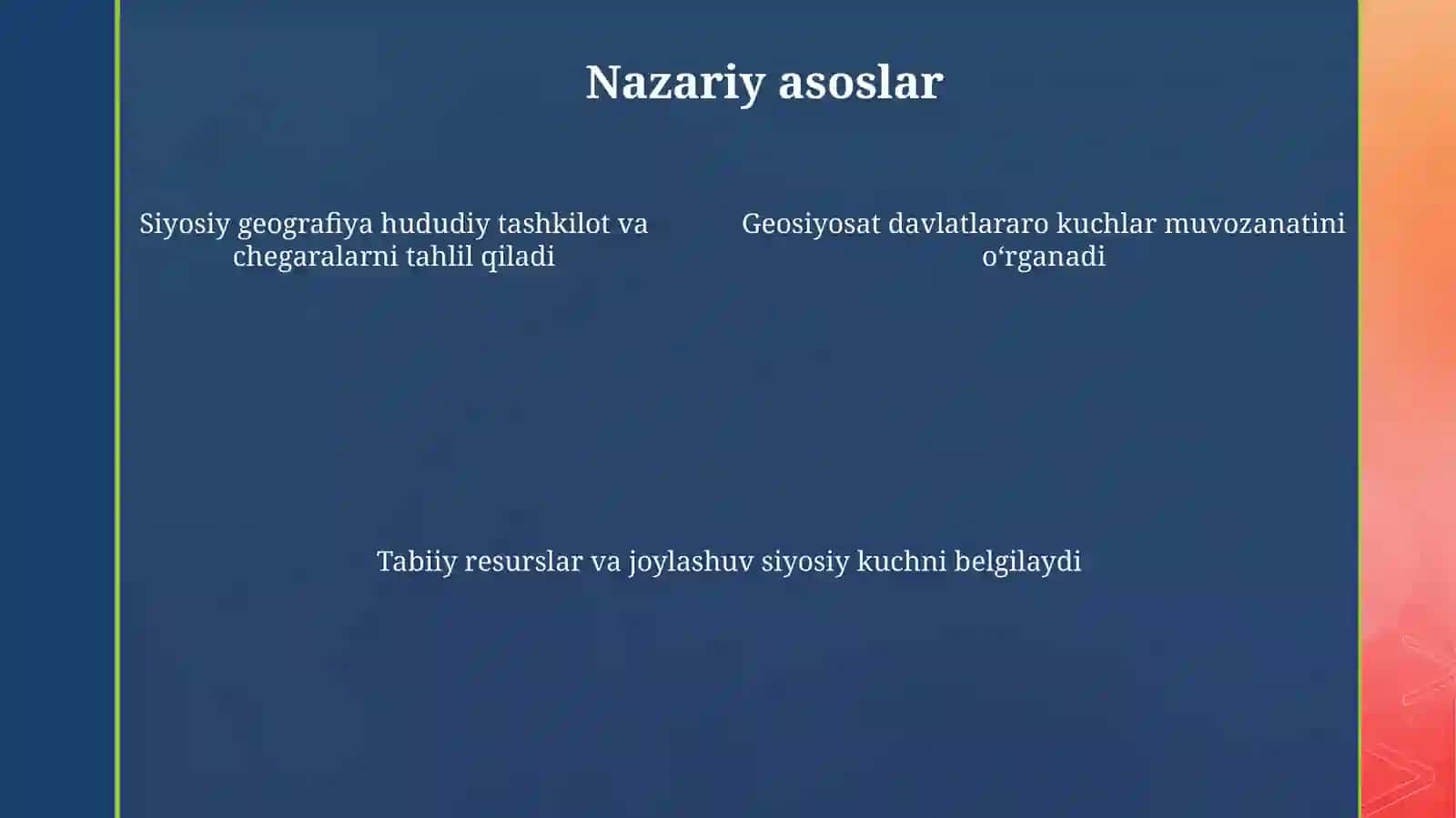 Geografiya fanining asosiy muammolarida Rossiya federatsiyasining siyosiy geografik salohiyati 4