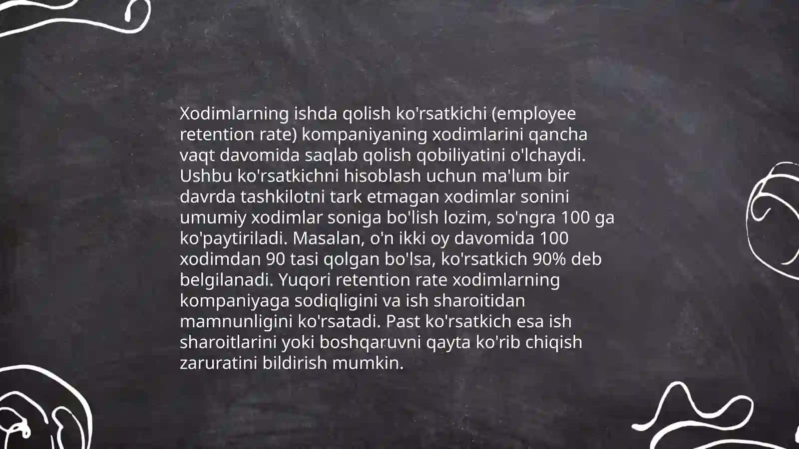 HR metrikalar nima uchun muhim hisoblanadi 4