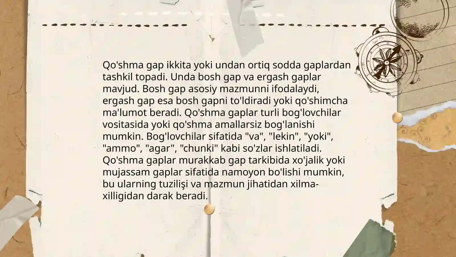 Bog'langan qo'shma gaplar 4