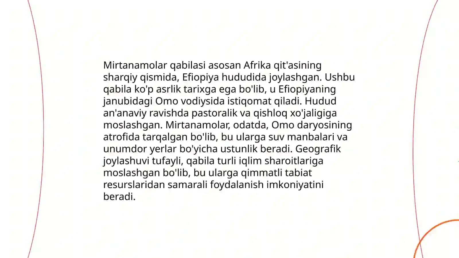 Mirtanamolar qabilasi, oilalari tavsifi va turlari 4