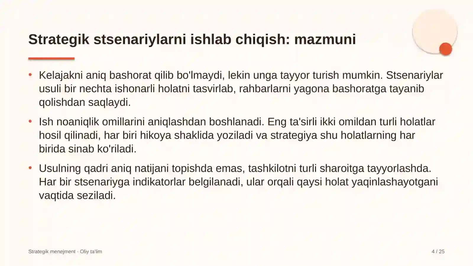 chorvachilik xo'jaliklarida strategik stsenariylarni ishlab chiqish 7464 4