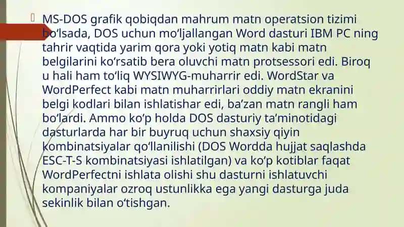 Microsoft Word 4