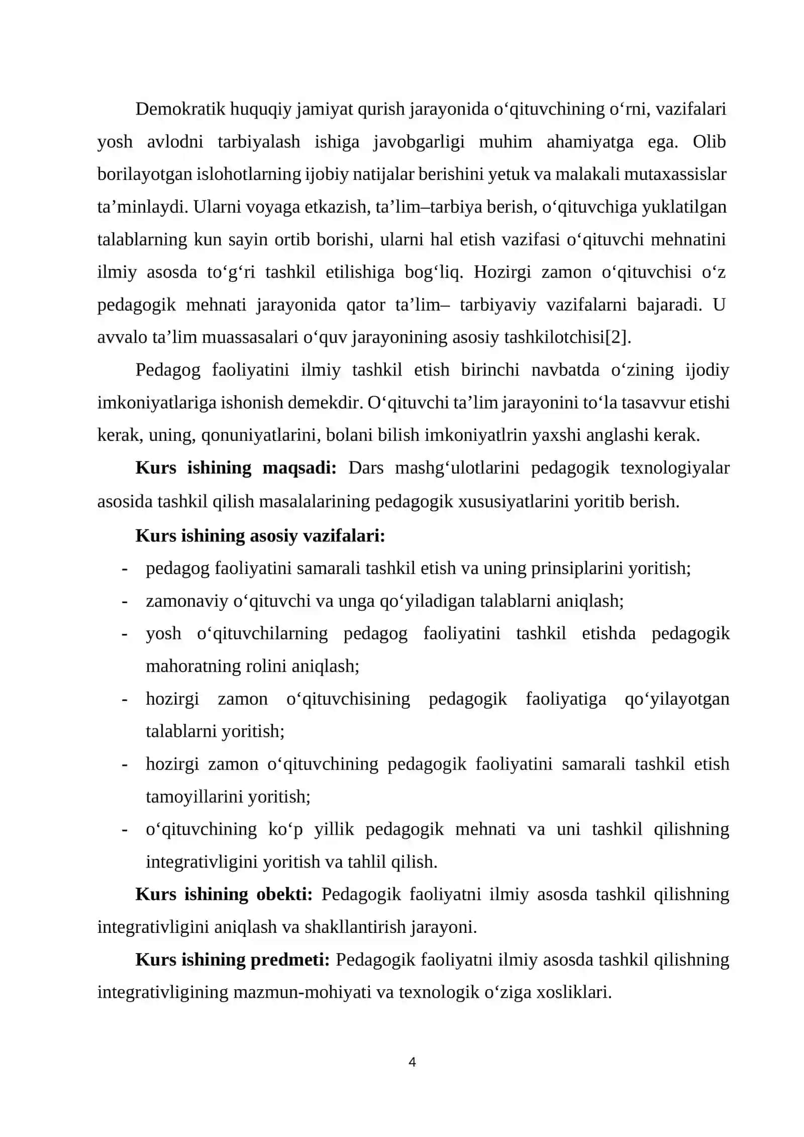 PEDAGOGIK TEXNOLOGIYALAR DARS SAMARADORLIGINING  MUHIM OMILI – SIFATIDA 4