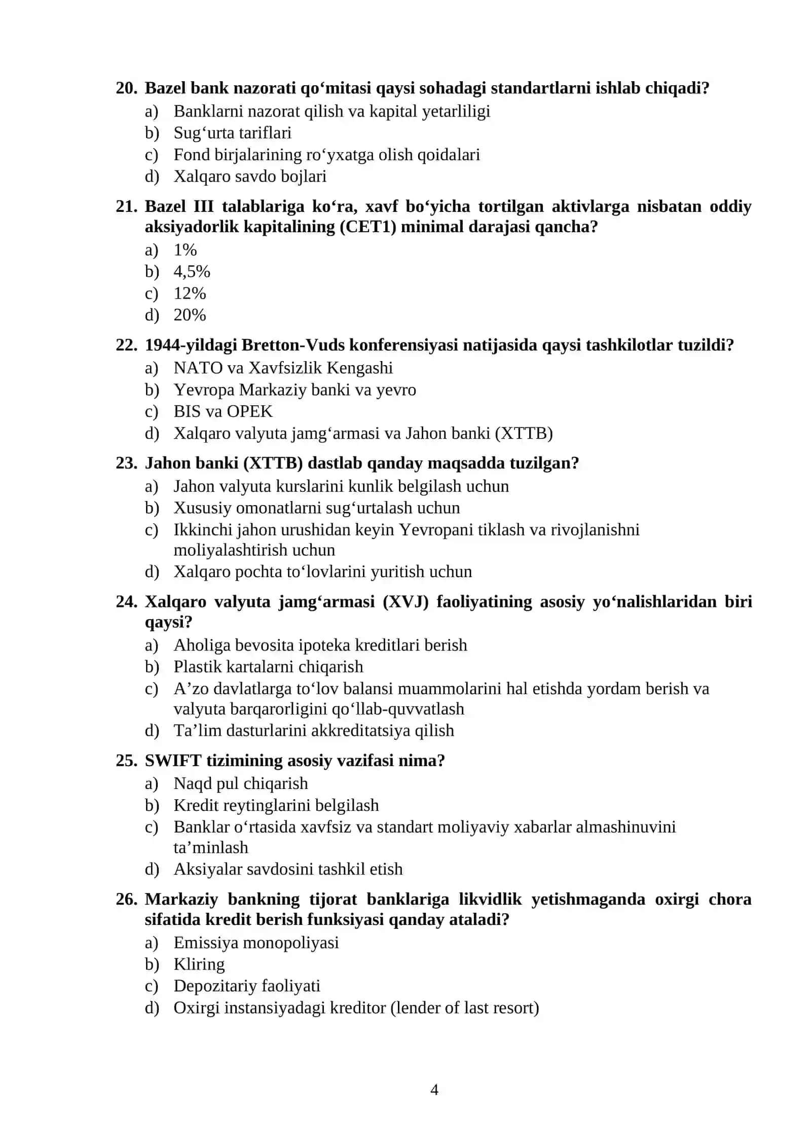 BANKLARNING KELIB CHIQISHI VA BANK TIZIMI 4
