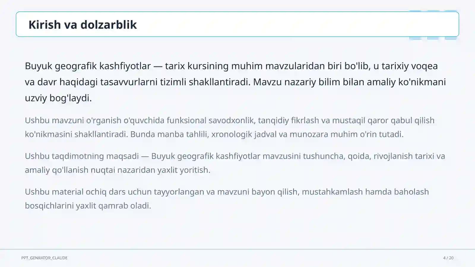 Buyuk geografik kashfiyotlar (8-sinf) 4
