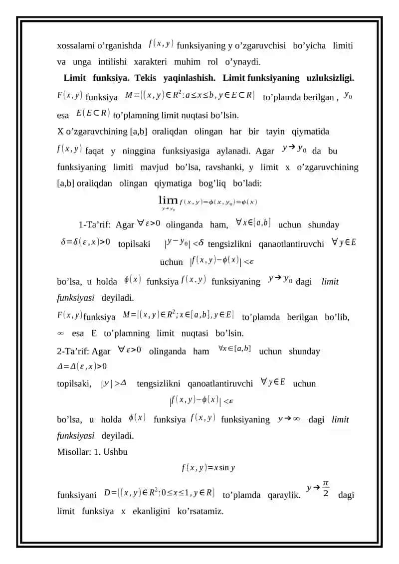 PARAMETRGA BOG’LIQ INTEGRALLAR 4