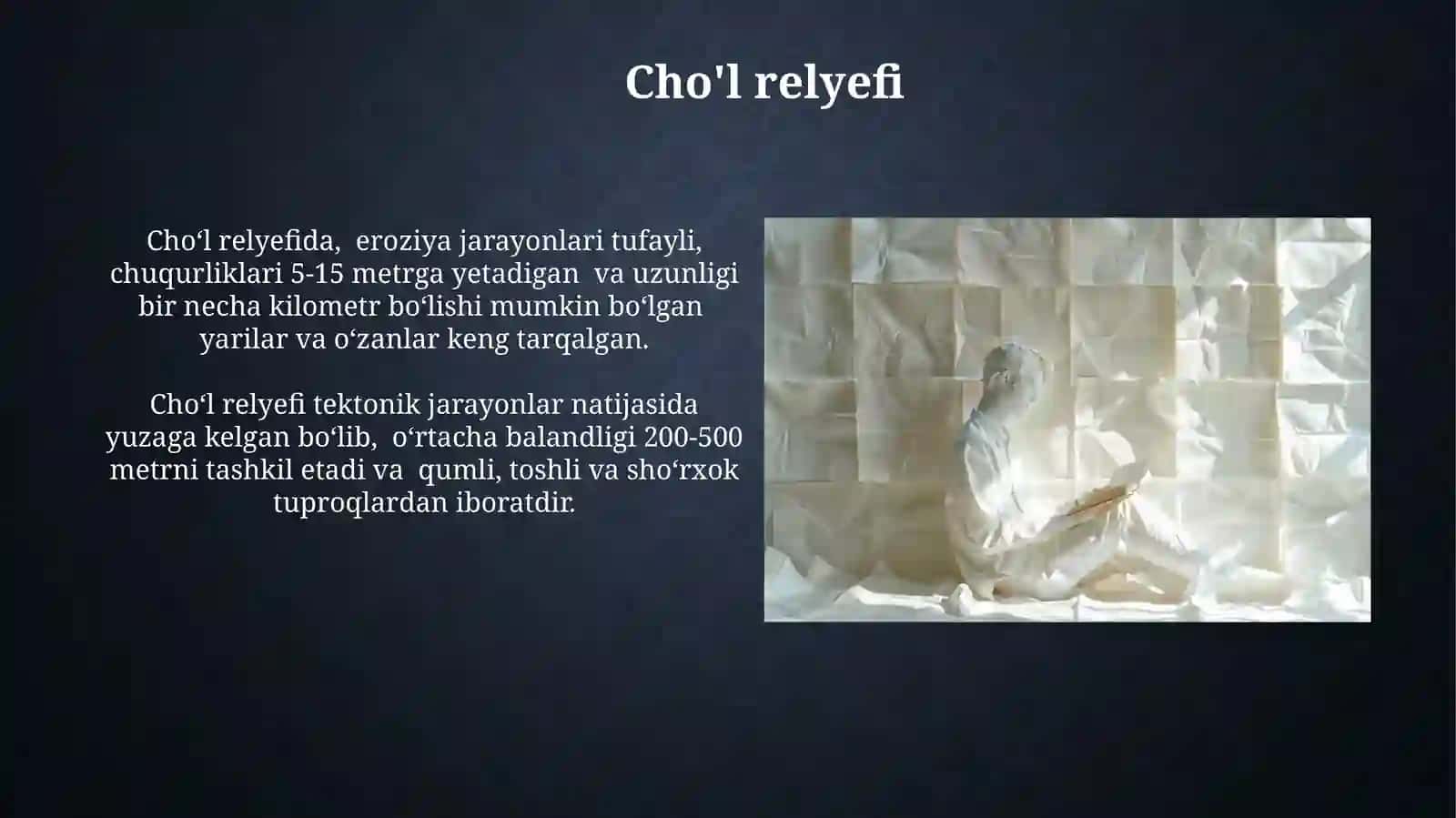 Relyef shakllarini oʻrganish 4