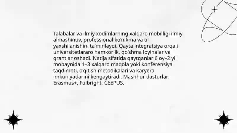 Xalqaro tadqiqot va taʼlim 4