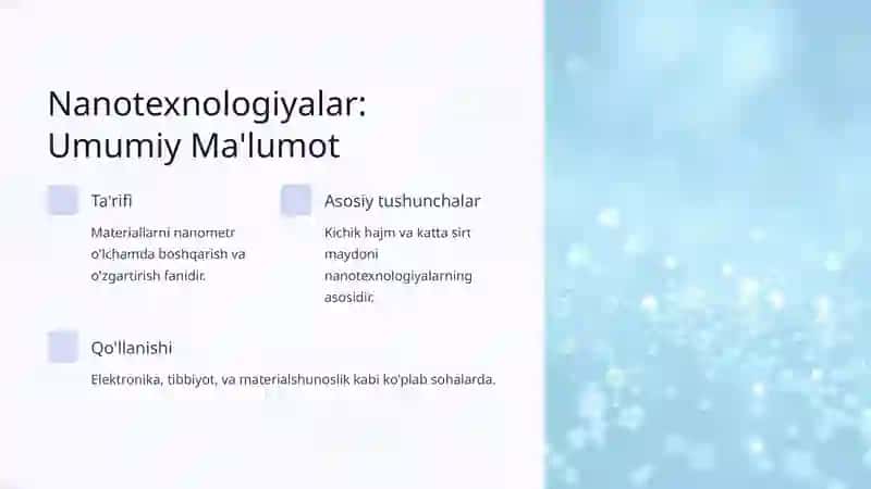 Nanotexnologiyalarni Ko'pikbetonga Qo'llash 4