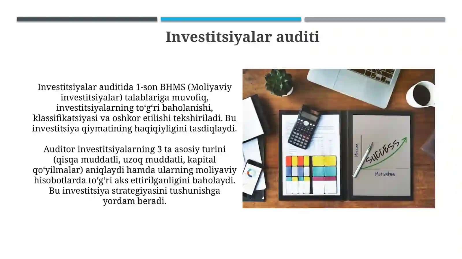 Balansning Alohida Moddari Auditi 4