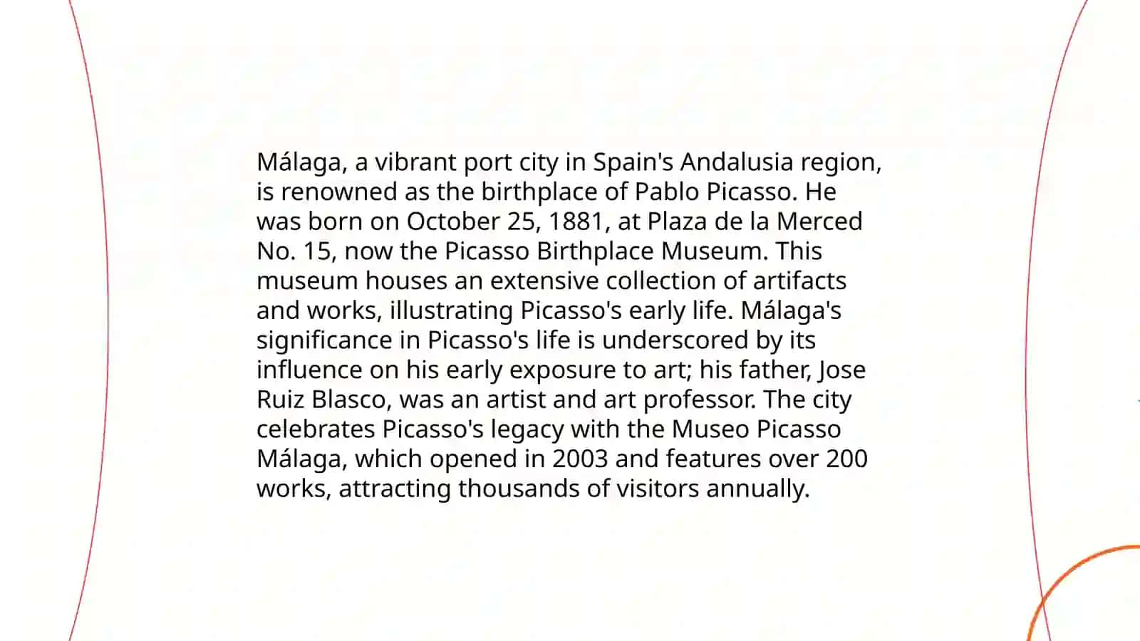 Picasso's birth place 4