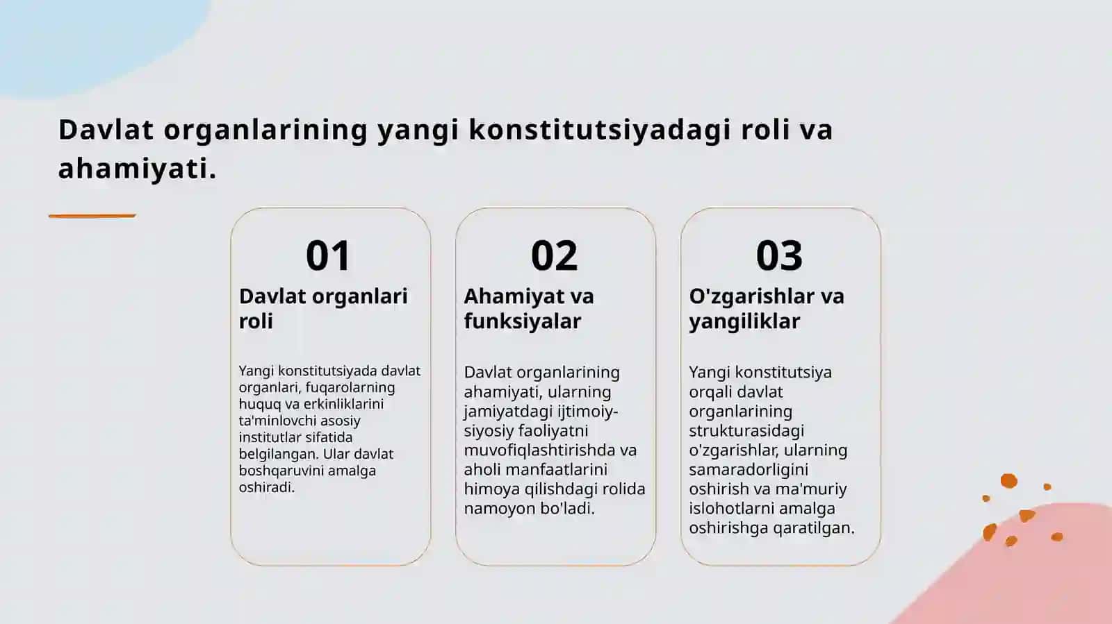 Yangi Konstitutsiyada Davlat organlari 4