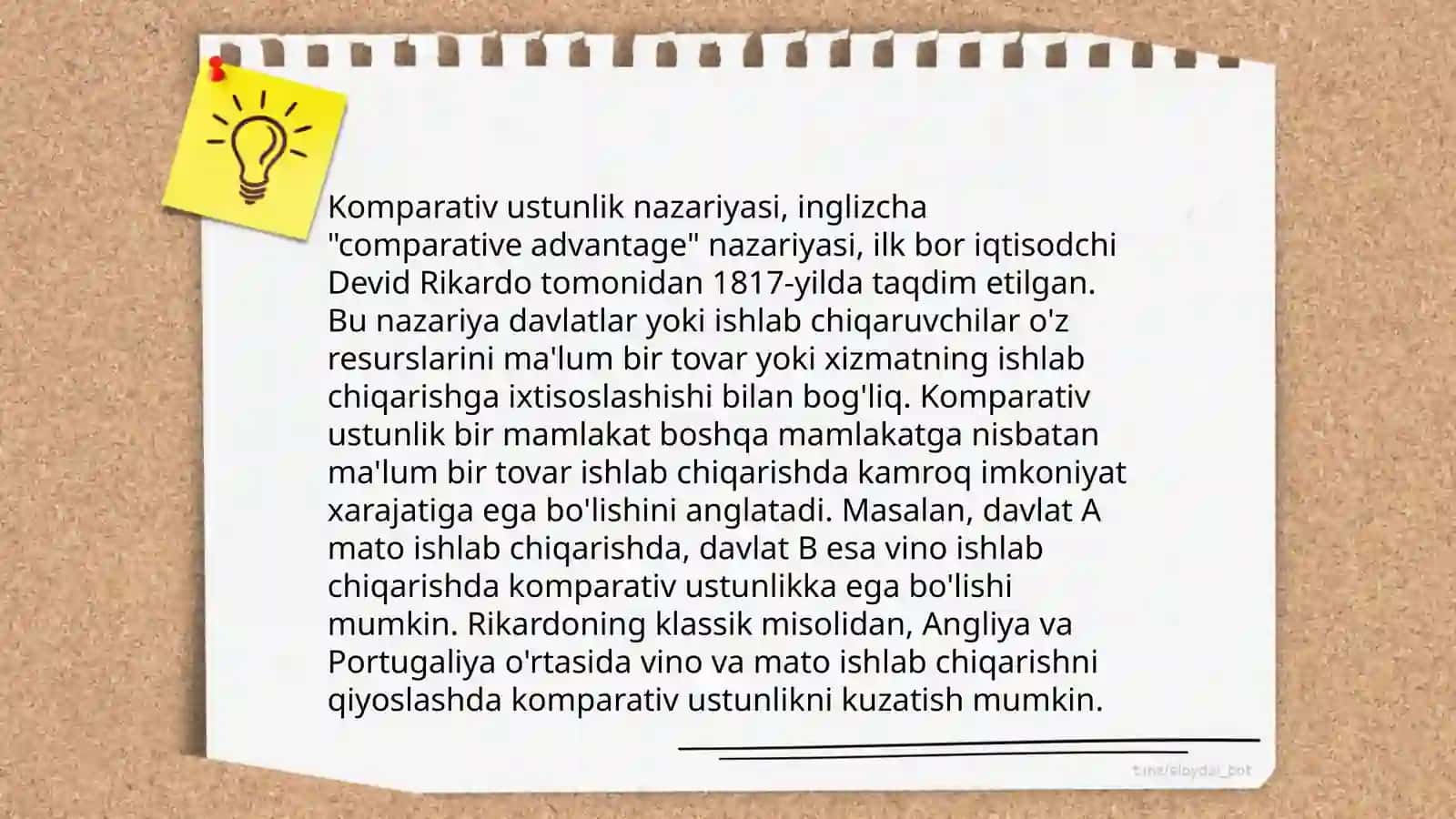 Xalqaro savdo nazariyalari 4