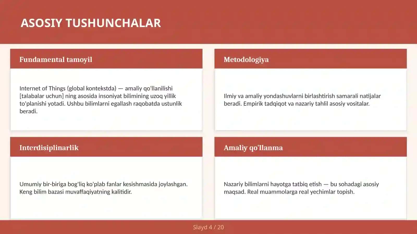Internet of Things (global kontekstda) — amaliy qo'llanilishi [talabalar uchun] 4