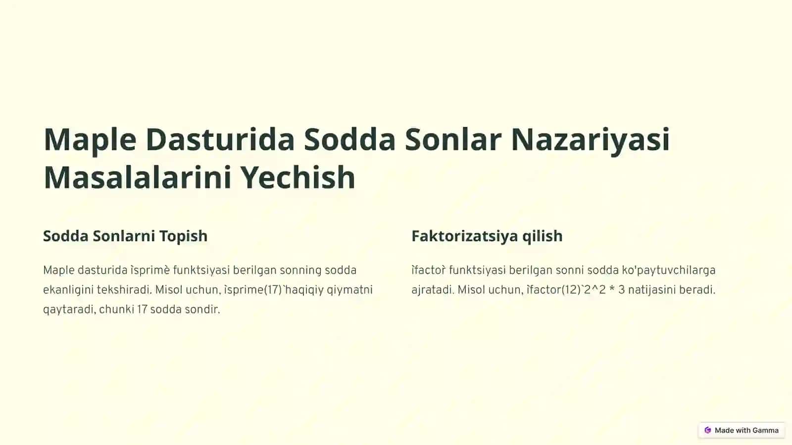 Maple Dasturi 4